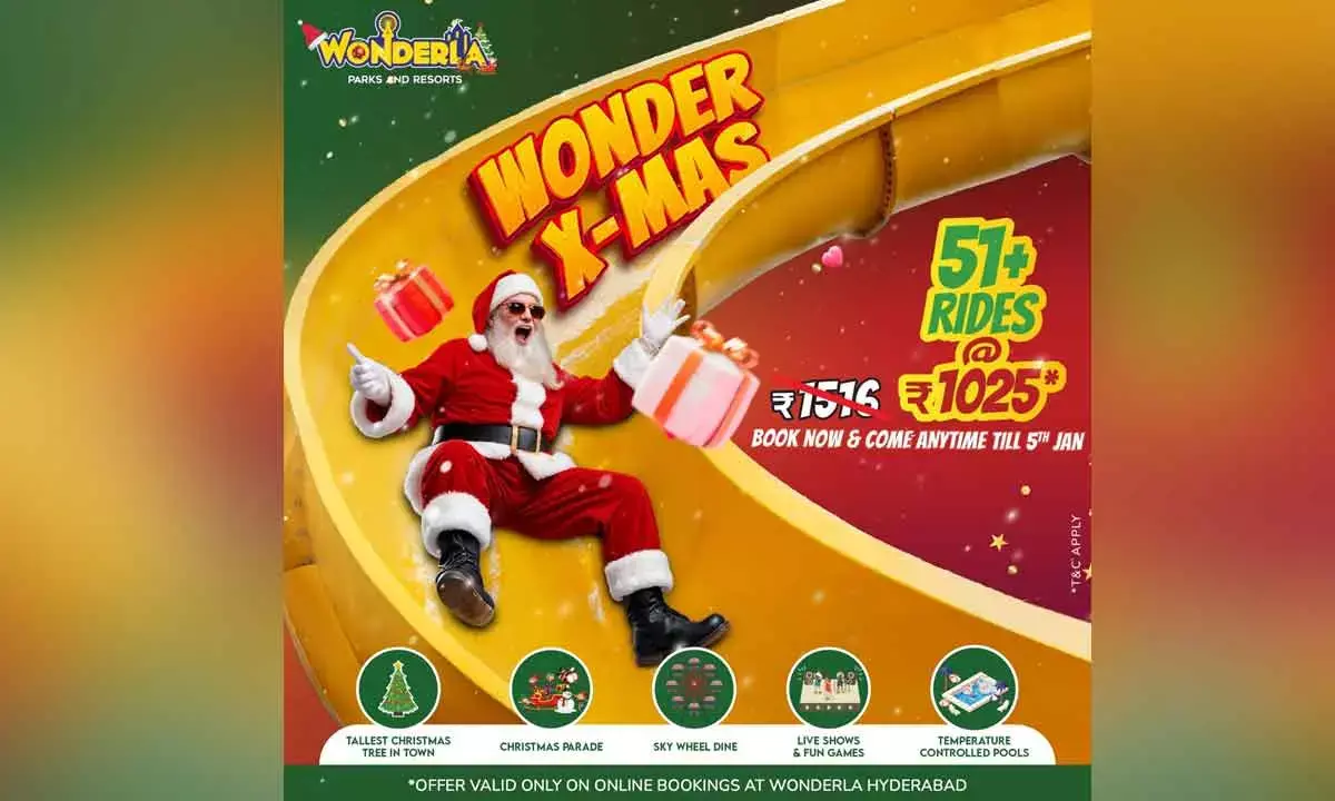 Wonderla Park Offers On X-mas, New Year Passes