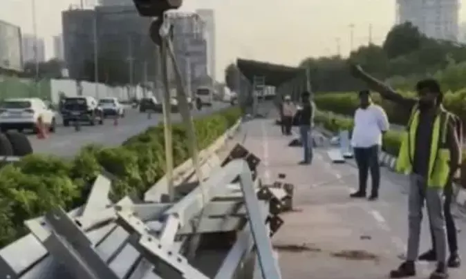 Hyderabad: Partial dismantling of solar-powered cycling track along ORR