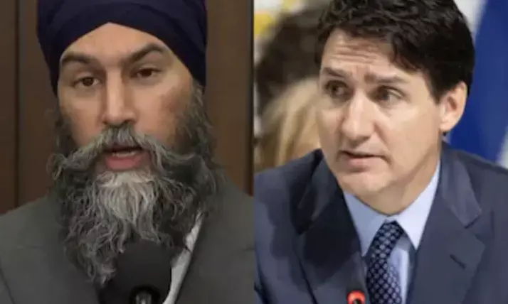 Jagmeet Singh urges Trudeau’s resignation amid political turmoil and Trump tariff threat