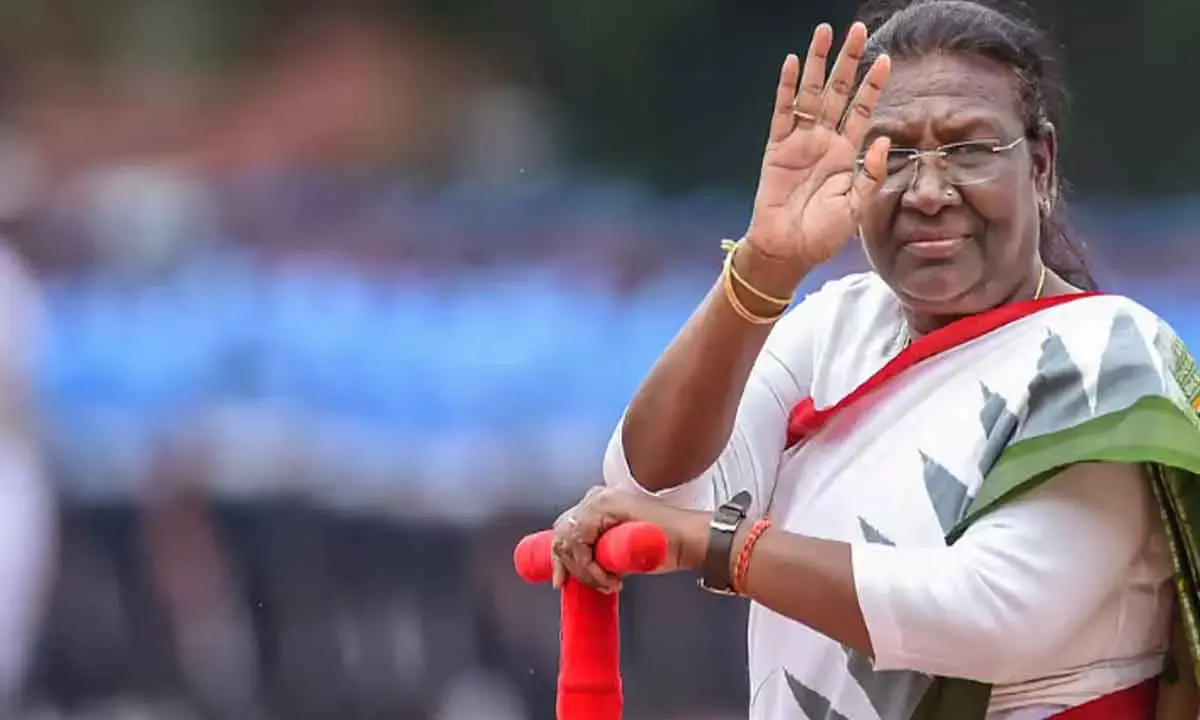 Murmu Arrives For Five-Day Visit