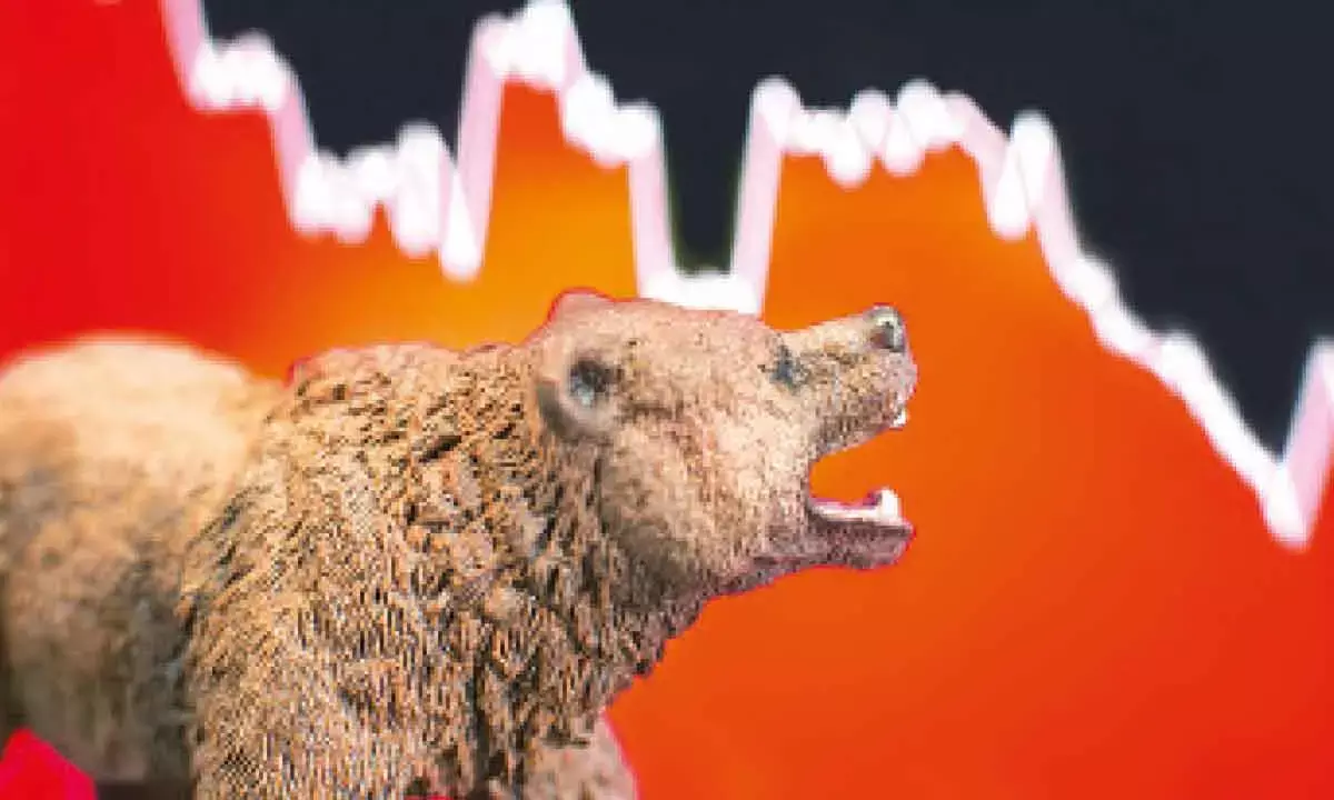 Continuous FII Selling Keeps Mkts Under Pressure For 3rd Day