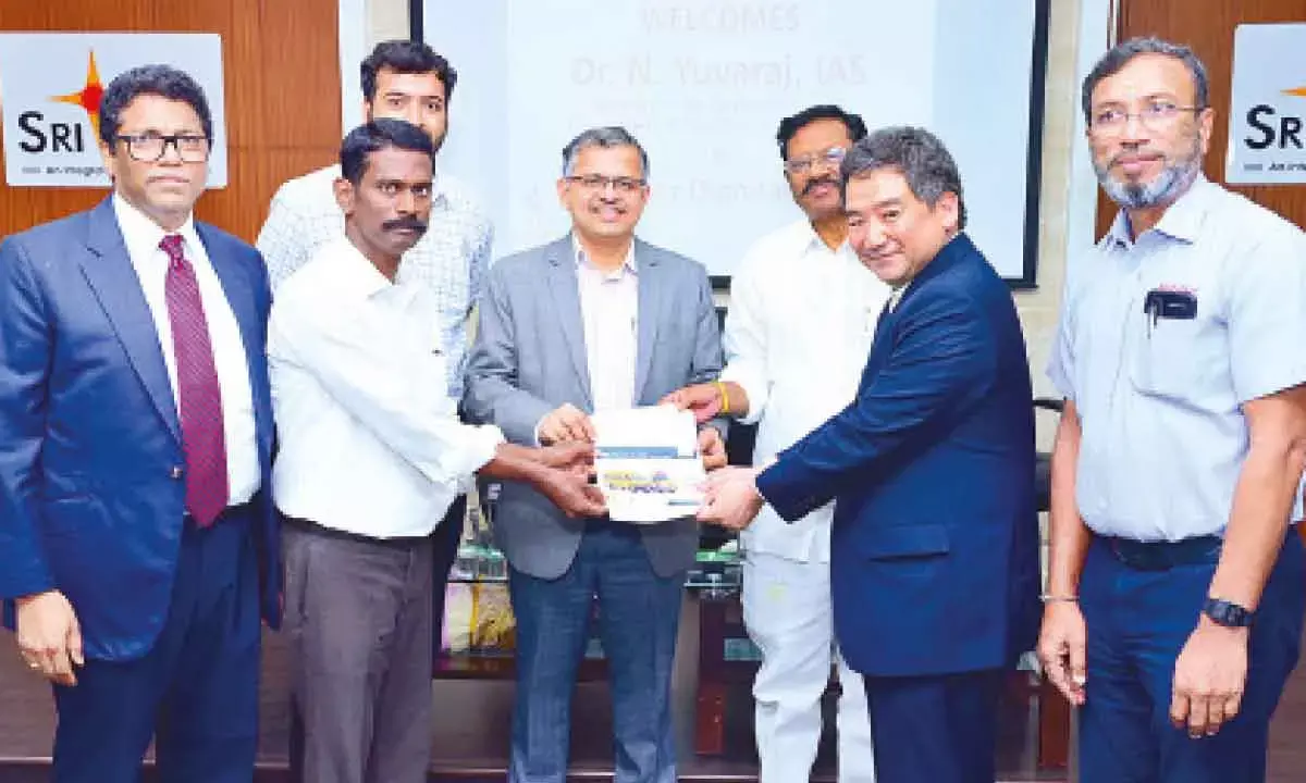 Sri City Cos Give Rs 1 Cr To District Flood Relief Fund