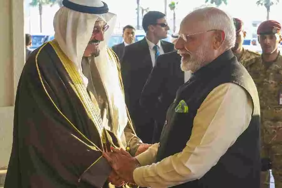 India and Kuwait Strengthen Ties with Strategic Partnership, Sign Defense Pact, and Condemn Terrorism India and Kuwait Strengthen Ties with Strategic Partnership, Sign Defense Pact, and Condemn Terrorism