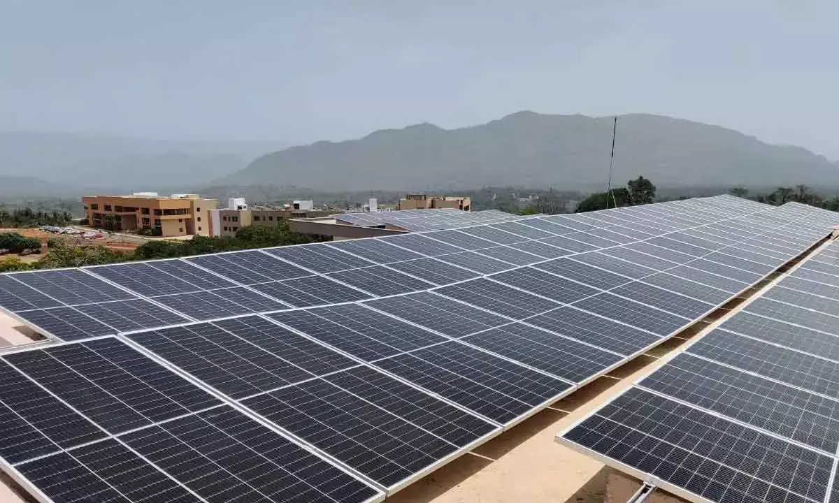 GITAM Gets Award For Rooftop Solar Power Plant