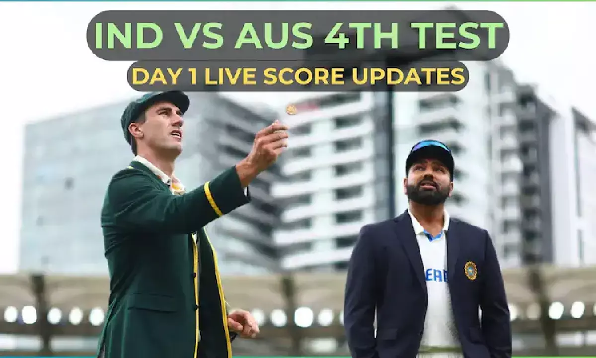 IND vs AUS 4th Test: Boxing Day Clash Begins as Australia Elects to Bat, Sundar Replaces Gill