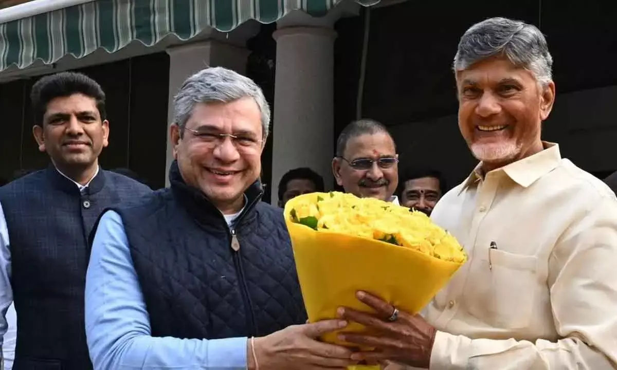 Naidu Meets Central Leaders