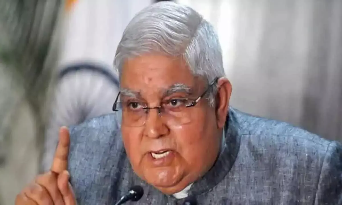 Work With Sense Of Nation First To Defeat Inimical Forces: VP Dhankhar