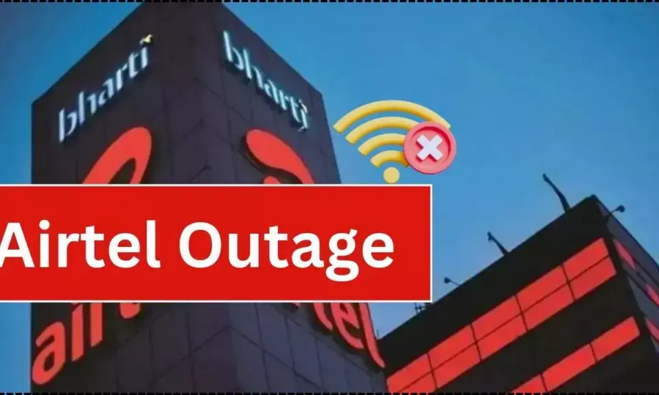 Airtel Experiences Widespread Outage; Users Report Mobile and Broadband Issues