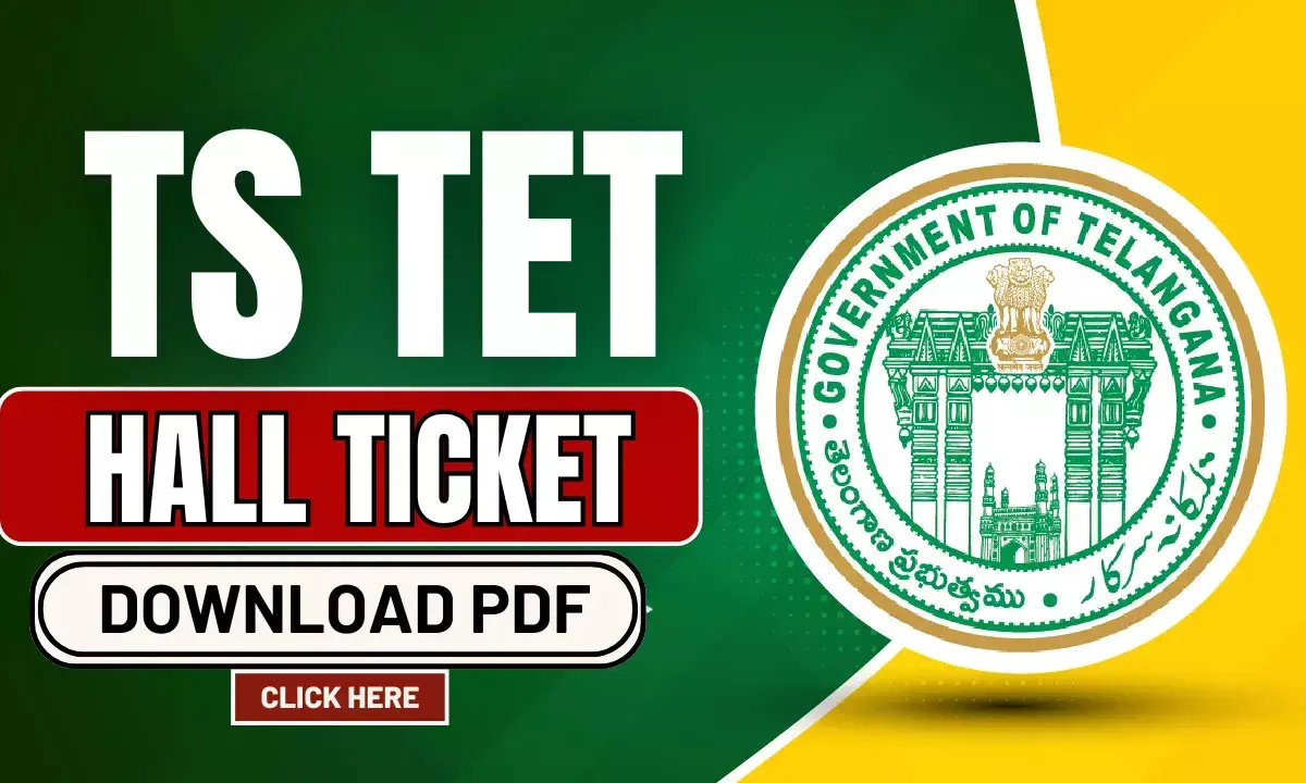 TS TET Hall Ticket 2024 Release Live: Admit Card Available Today at tgtet2024.aptonline.in