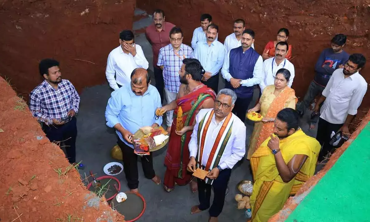 STPI Launches Work On Incubation Centre On AU Campus In Vizag