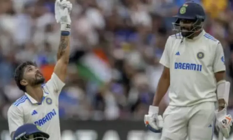 Nitish Reddy and Washington Sundars gritty knock keeps India afloat