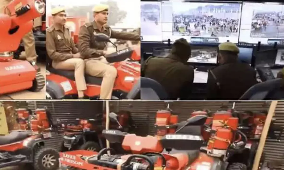 NSG, Uttar Pradesh police go high-tech to secure Maha Kumbh; Drones, AI cameras deployed