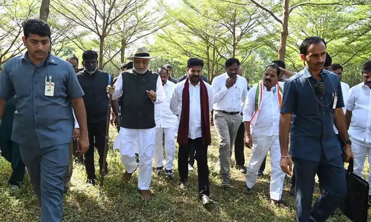 CM Revanth Visits Kanha Shanti Vanam