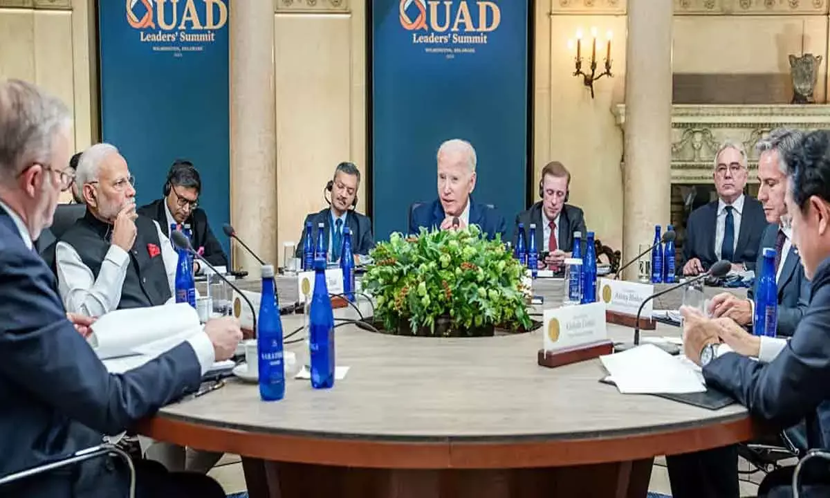 Quad Leaders Vow To Work Vigorously Towards Free And Stable Indo-Pacific