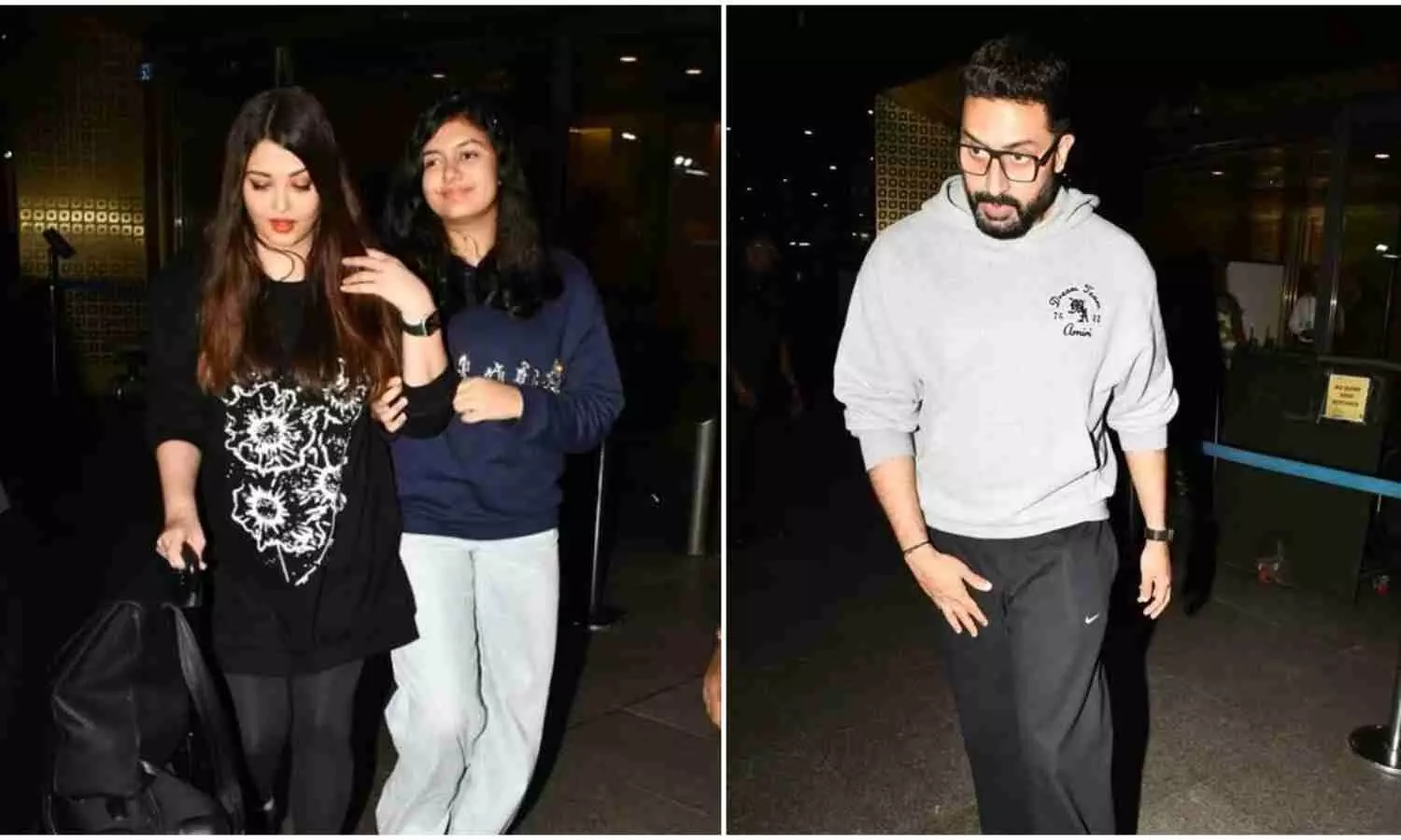 Abhishek Bachchan, Aishwarya Rai, and Aaradhya Return From New Year Vacation Abhishek Bachchan, Aishwarya Rai, and Aaradhya Return From New Year Vacation