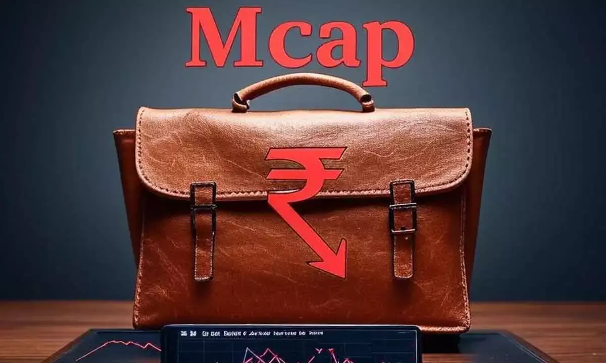 Top-4 Firms’ Mcap Falls By Rs 96.6k Cr