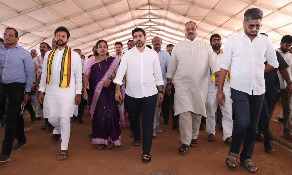 Lokesh Reviews PM’s Tour Arrangements