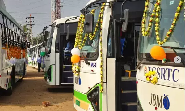 50 Electric Buses Launched in Warangal