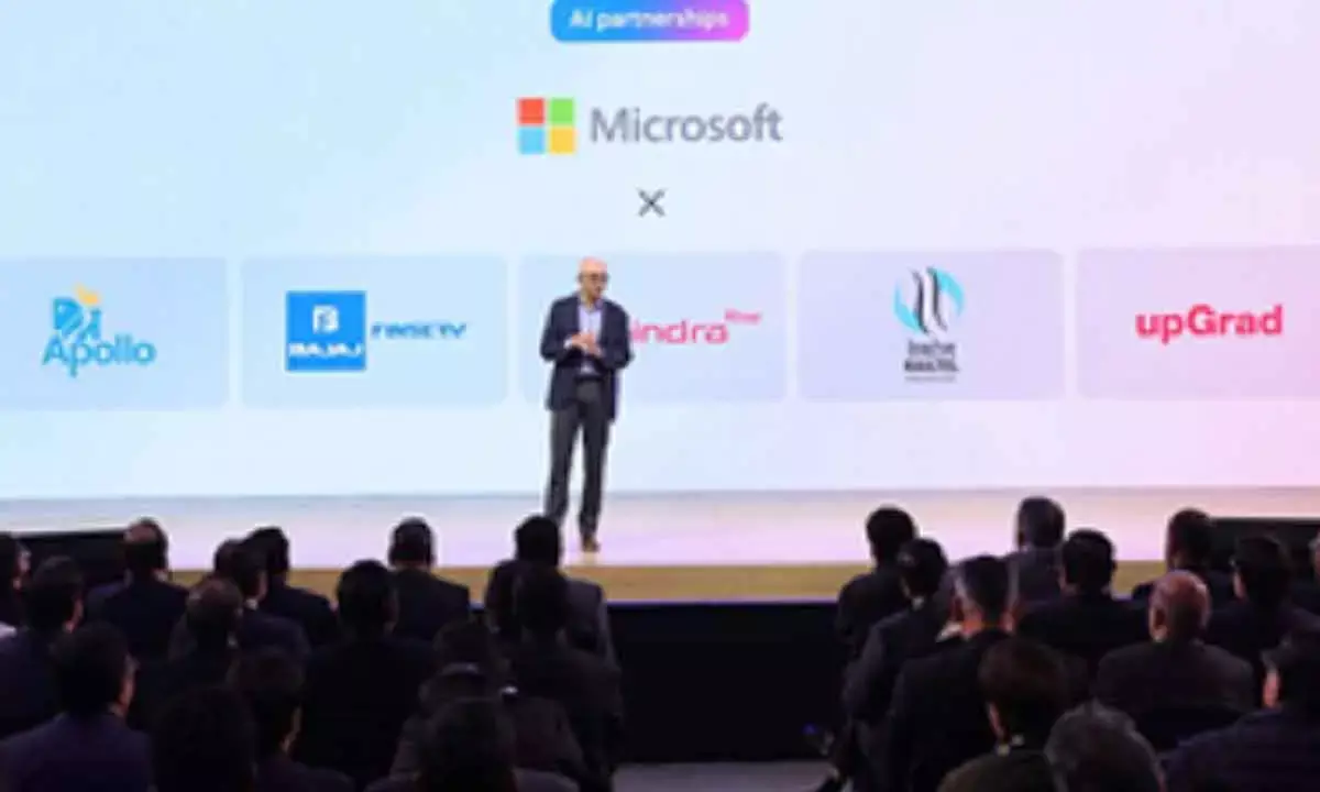 Microsoft Partners Govts India AI Mission To Skill 5 Lakh People By 2026