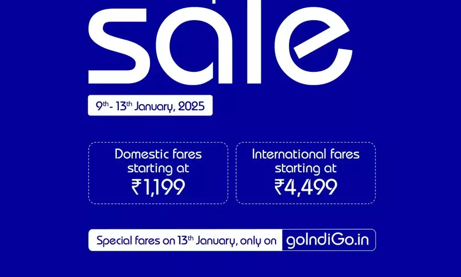 IndiGo Launches Get Away Sale with Discounts on Flights and Services