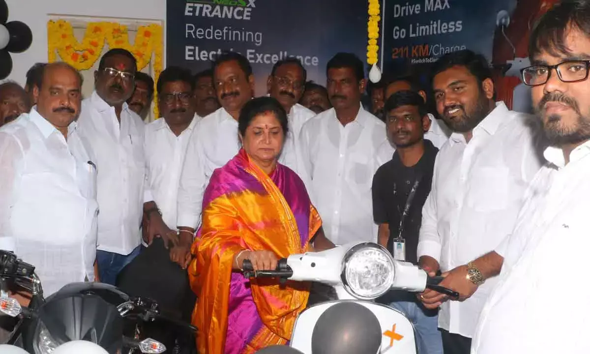 Pure EV Opens New Store In Khammam Dist