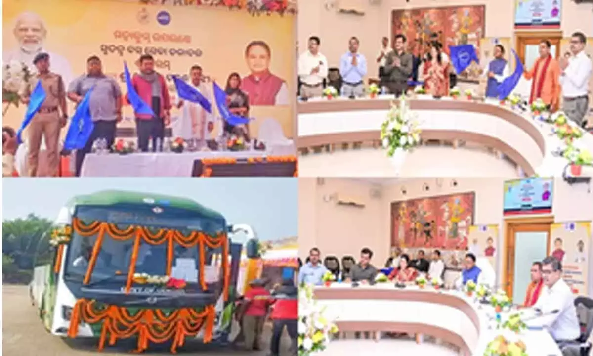 Special Bus To Kumbh Mela From Odisha Flagged Off