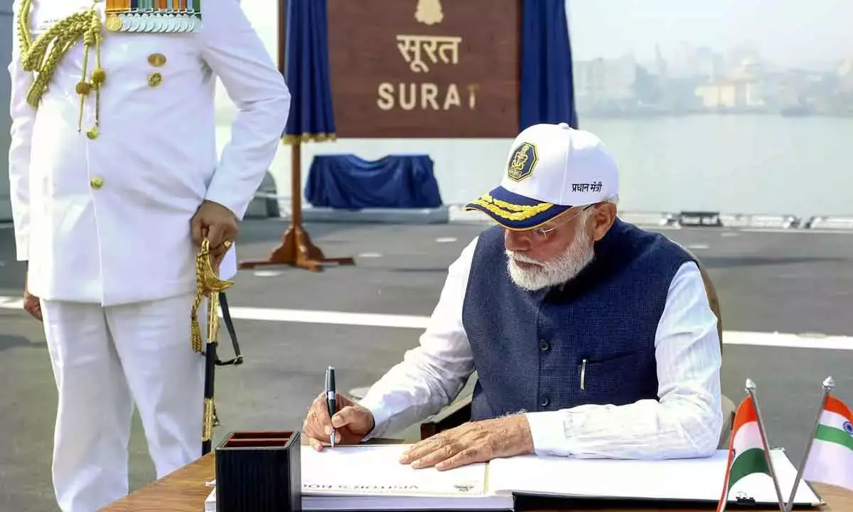 India Becoming Major Maritime Power: PM