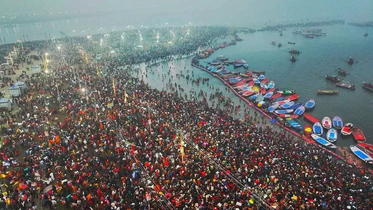 45 Cr People Likely To Attend Maha Kumbh; Managing Crowd Major Challenge For Police 45 Cr People Likely To Attend Maha Kumbh; Managing Crowd Major Challenge For Police