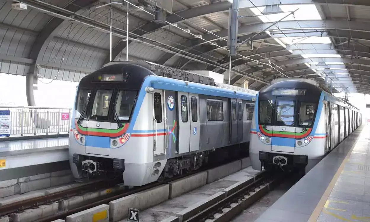 HAML MD NVS Reddy inspects Medchal & Shamirpet Metro Rail Corridors