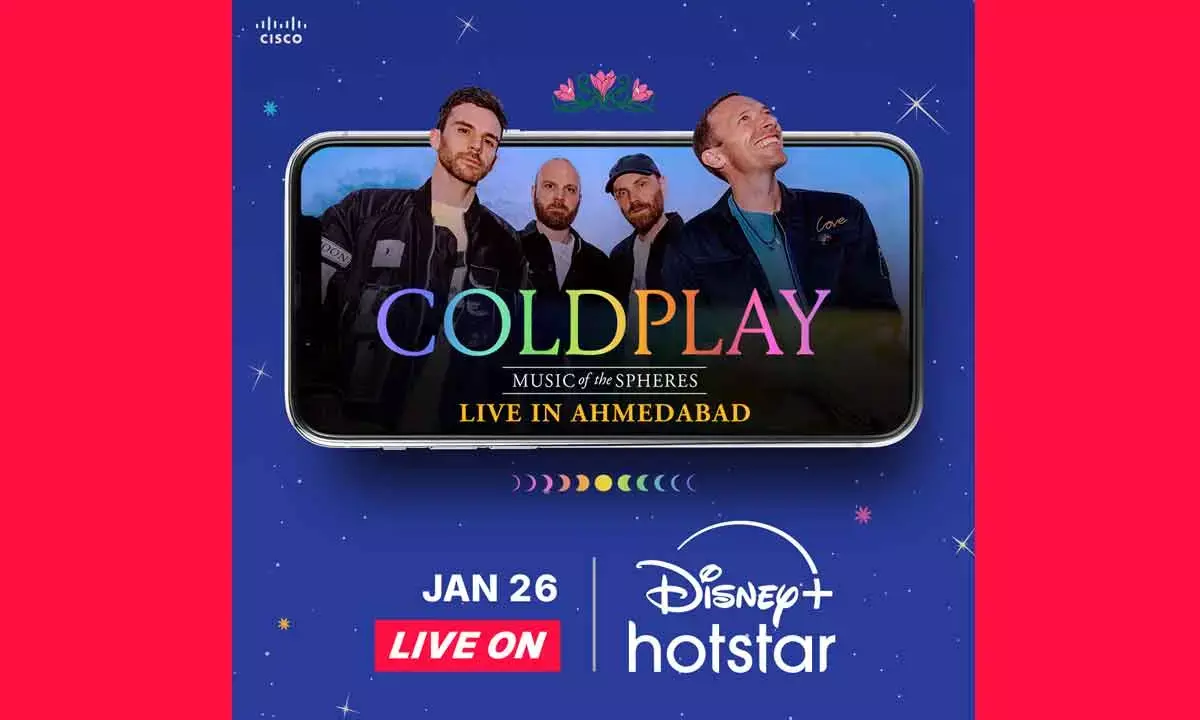 Disney+ Hotstar To Stream Coldplay Live On Jan 26