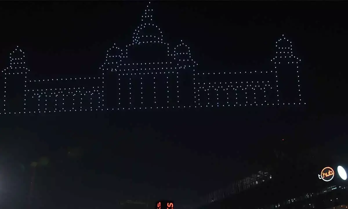 Godrej Properties Hosts Drone Show