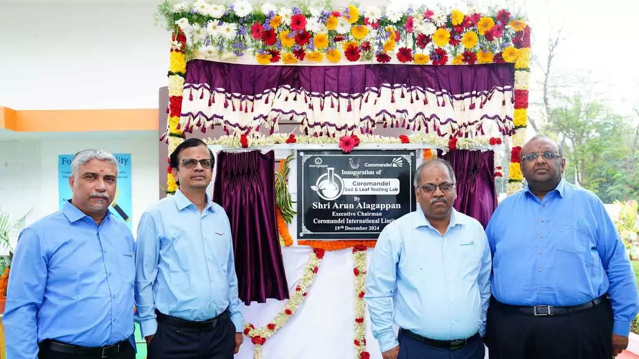 Coromandel Opens Advanced Soil, Leaf Testing Laboratory Coromandel Opens Advanced Soil, Leaf Testing Laboratory