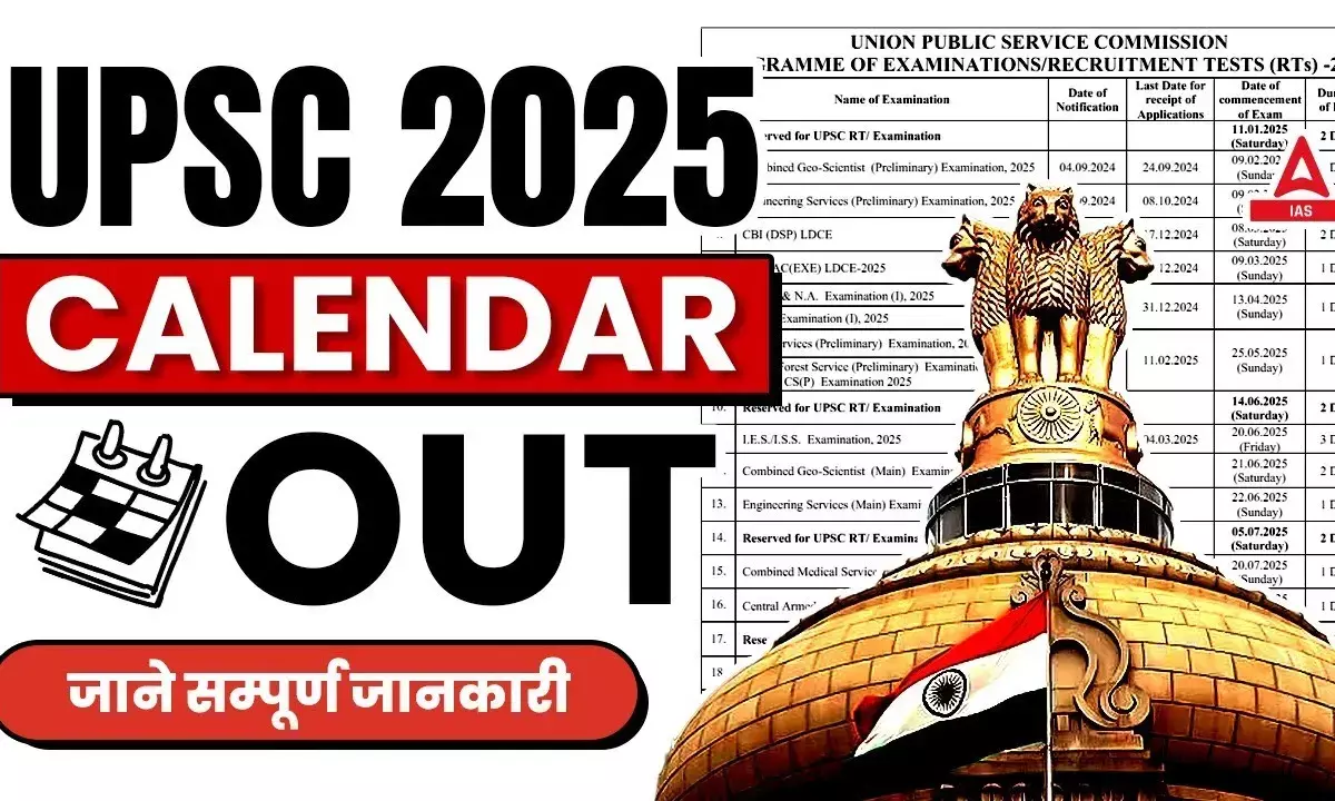 Civil Services Exam 2025: UPSC Releases Notification for 979 Vacancies