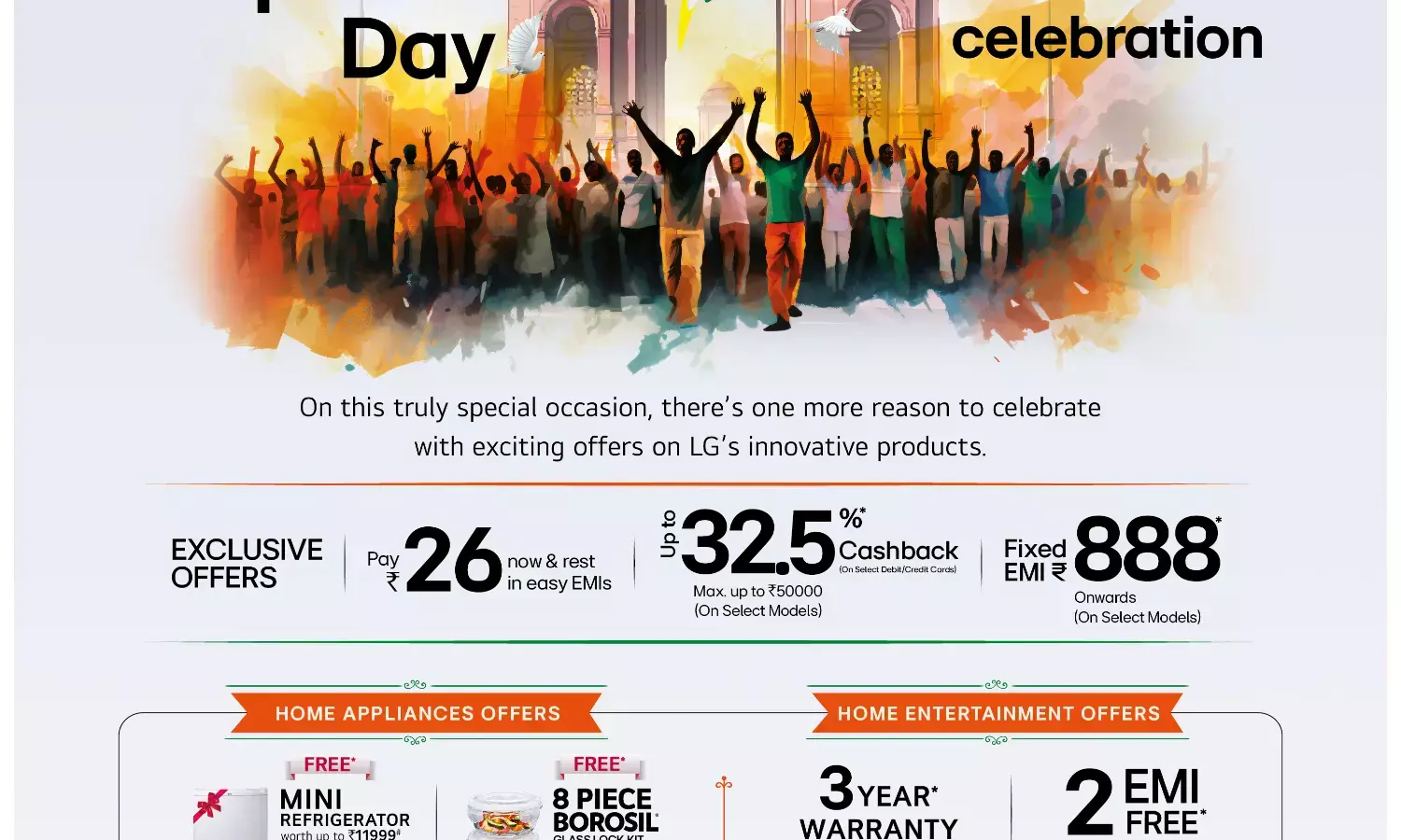 LG Launches ‘The Nation Calls For Celebration’ Campaign With Special Republic Day Offers