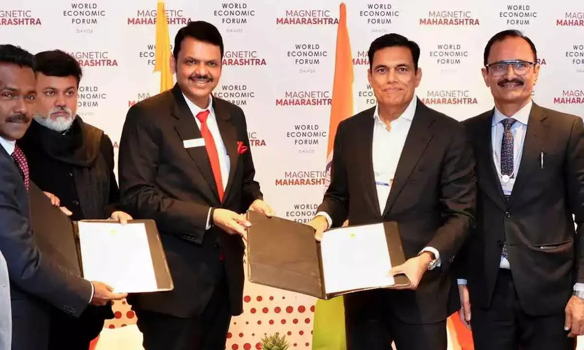 Maha Bags Rs 16-Trn Investments At Davos