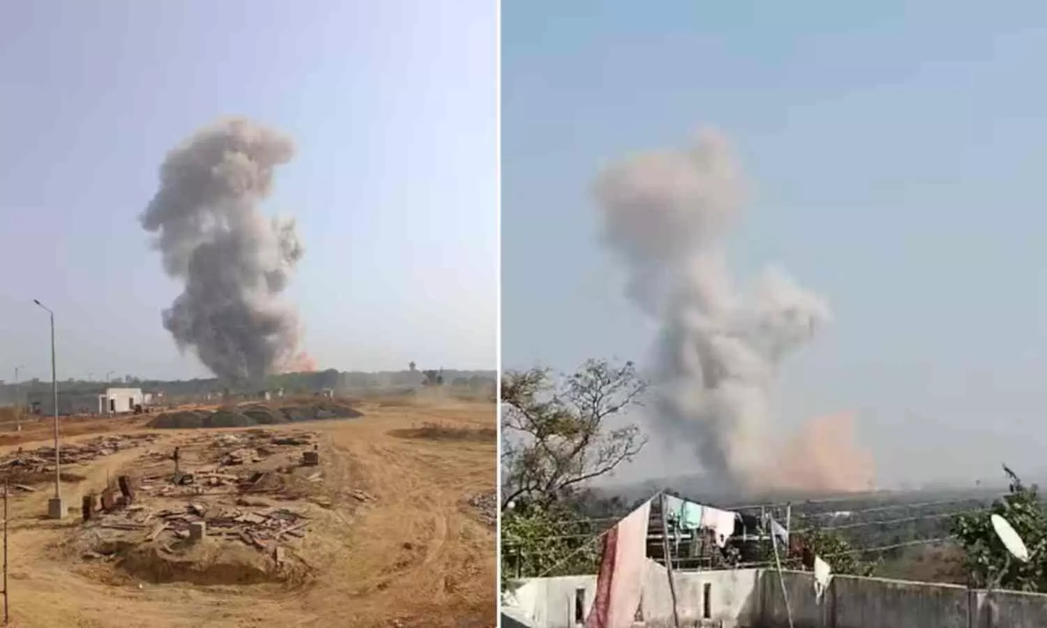 Ordnance Factory Explosion: Blast Heard 5 Km Away Ordnance Factory Explosion: Blast Heard 5 Km Away