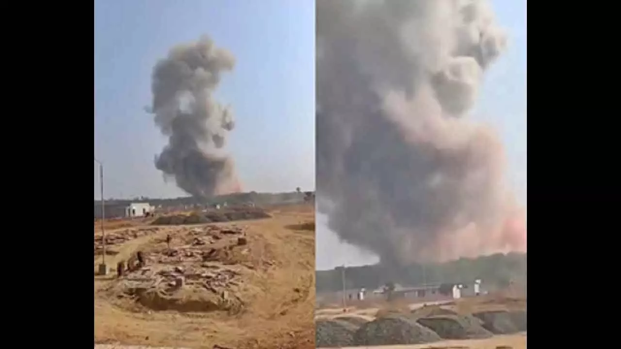 Huge Blast At Ordnance Factory In Maharashtras Bhandara, 8 Killed Huge Blast At Ordnance Factory In Maharashtras Bhandara, 8 Killed