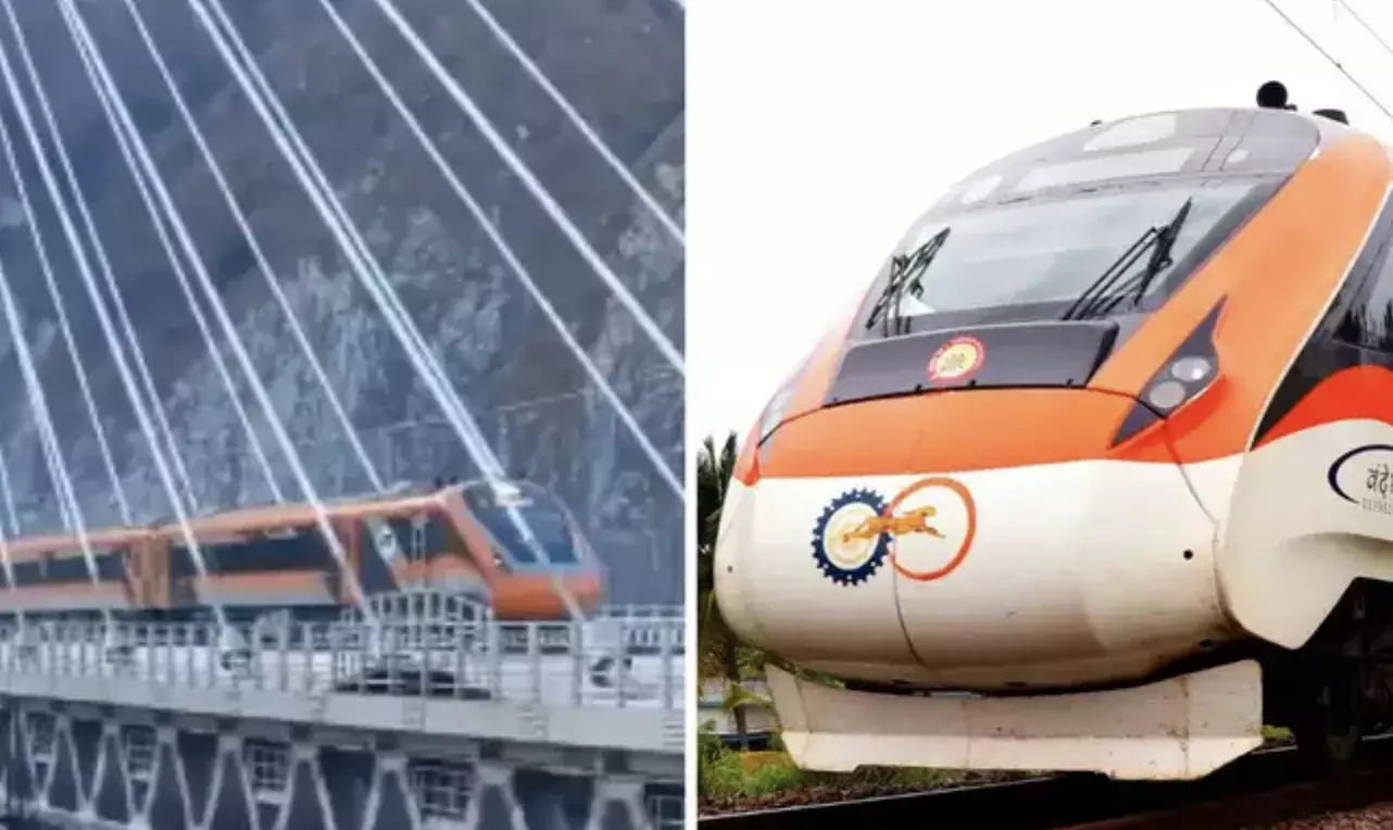 Chenab Bridge makes history: Vande Bharat Rai Rai sung for the first time Chenab Bridge makes history: Vande Bharat Rai Rai sung for the first time