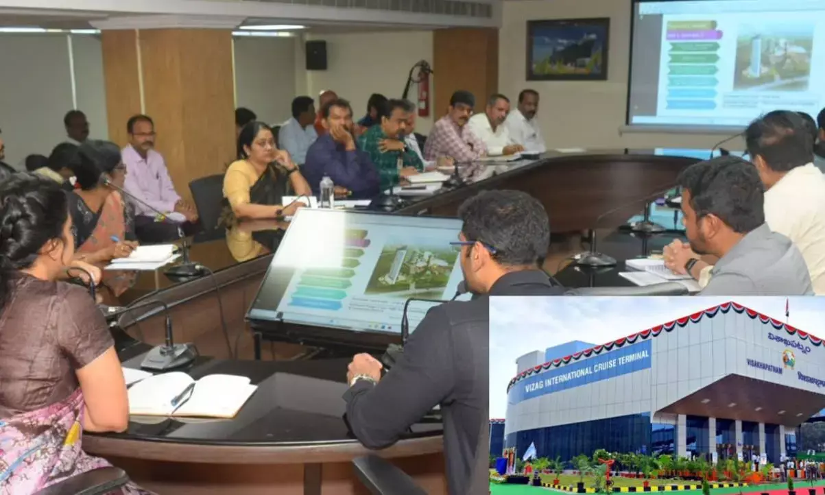 Vizag terminal getting ready to receive regular cruise liners