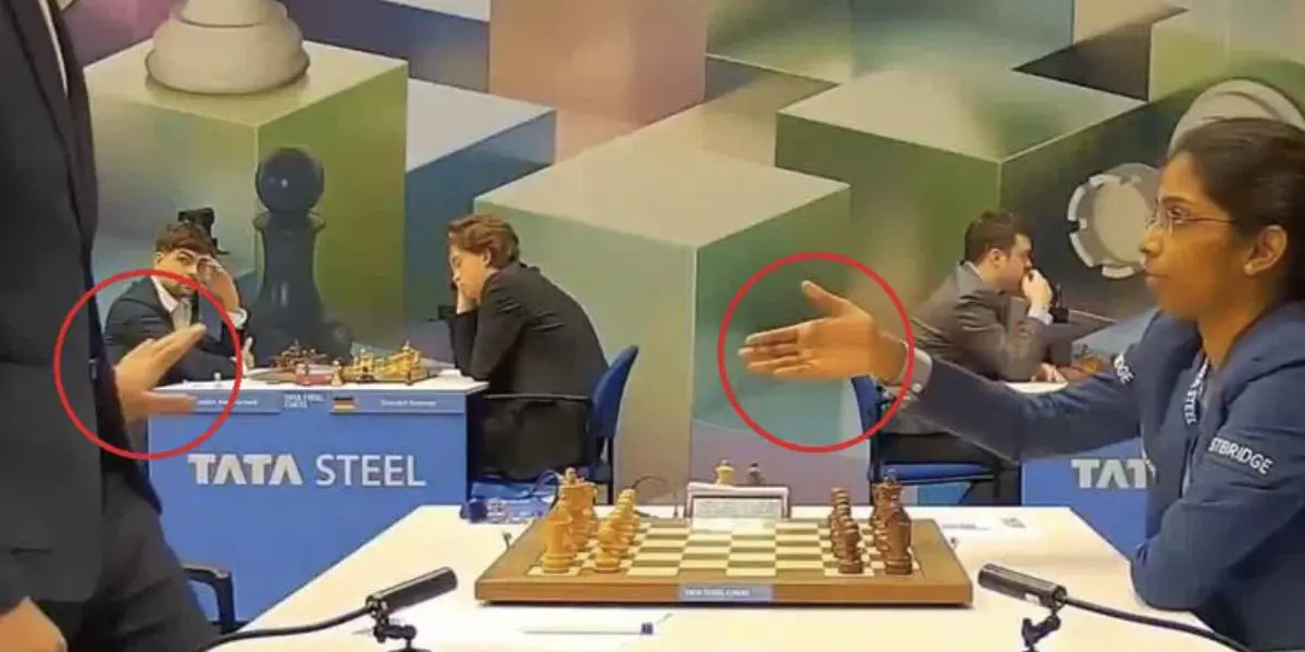 Uzbekistan GM Yakubboev declines handshake with Indian GM Vaishali, sparks controversy Uzbekistan GM Yakubboev declines handshake with Indian GM Vaishali, sparks controversy