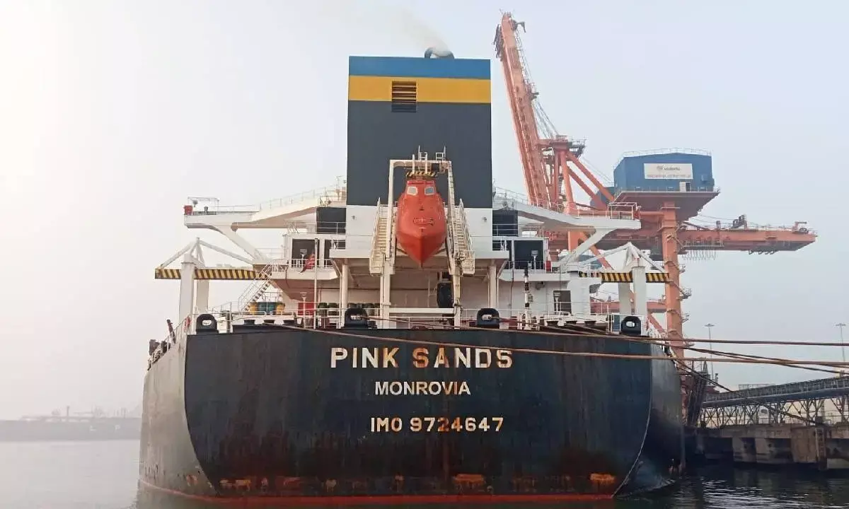 Newcastlemax docks at Vizag Port with largest dry bulk parcel