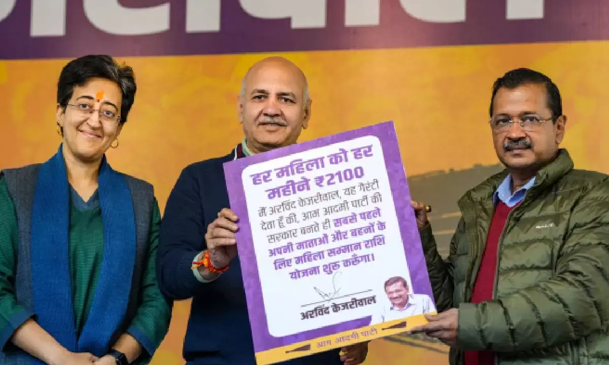 Delhi polls: Kejriwal lists AAPs 15 guarantees