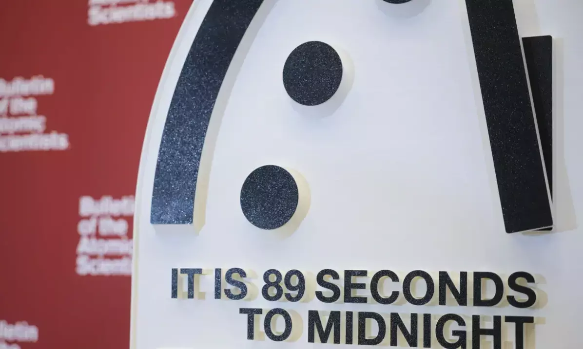 Are we running out of time? The doomsday clock moves to 89 seconds to midnight