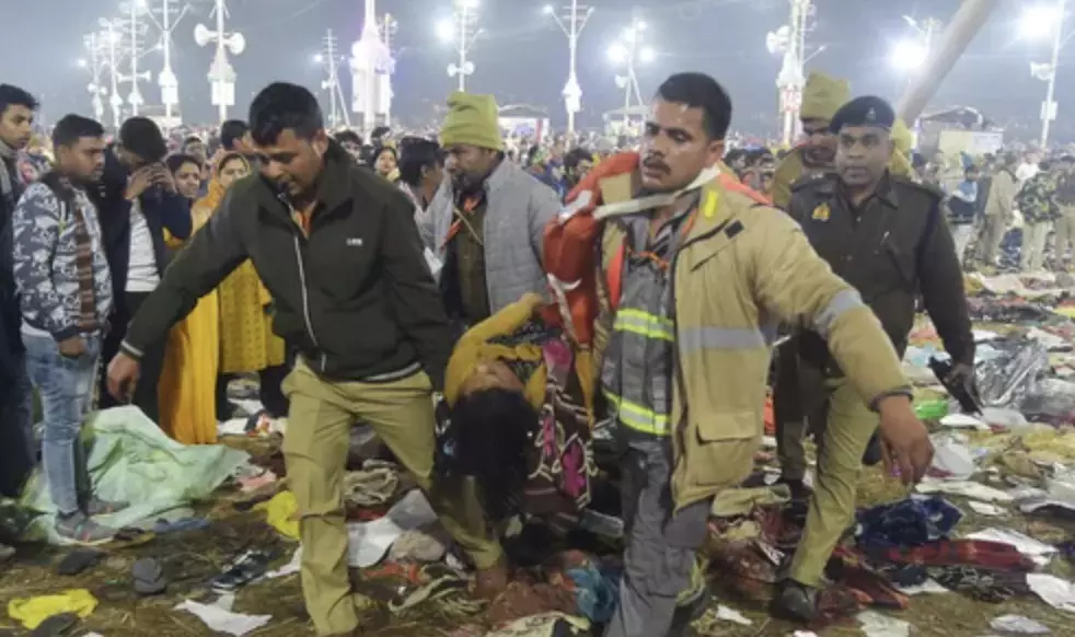 Maha Kumbh stampede: 30 dead, 60 injured as massive crowd breaks barricades Maha Kumbh stampede: 30 dead, 60 injured as massive crowd breaks barricades