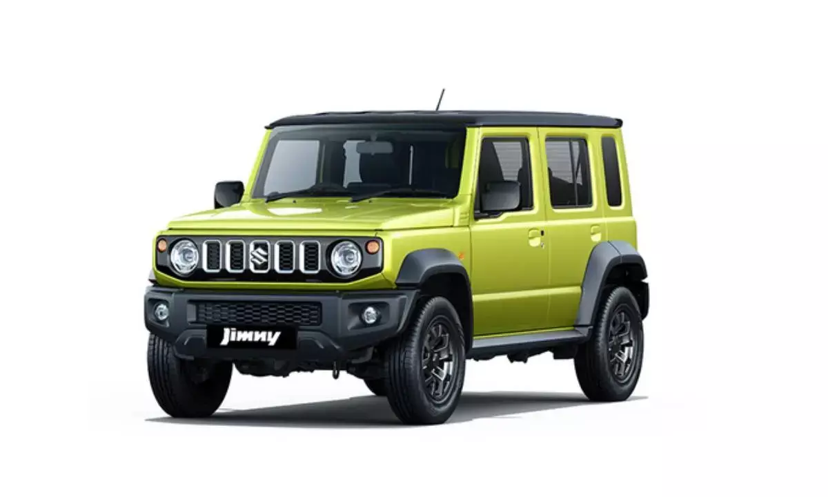 ‘Made in India’ Jimny 5-door SUV debuts in Japan