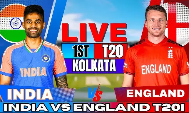 India vs England 4th T20I Live Score: India Struggles as England Dominates in Pune
