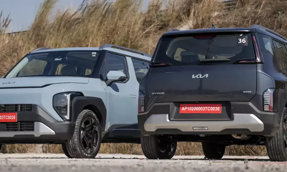 Kia Syros vs Kia Sonet: Base variant showdown – Is the extra lakh worth it?
