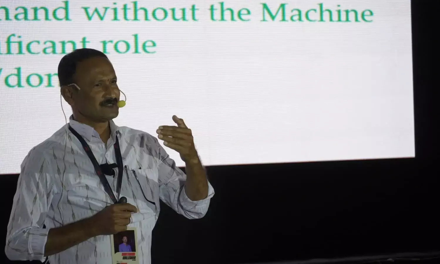 Padamshree Awardee Mayur Kalbag at TEDx Talks at Woxsen University