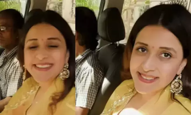 Mannara Chopra attends Siddharth Chopra’s Haldi ceremony in Mumbai