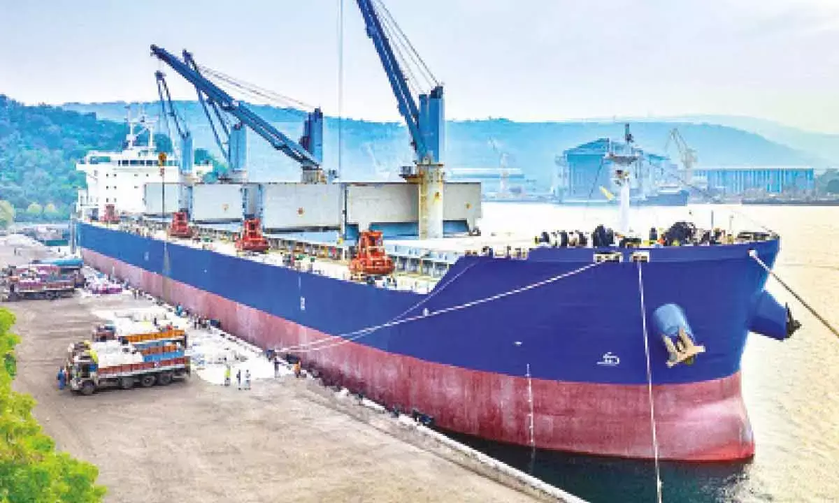 Vizag Port Sets Record In Rice Exports